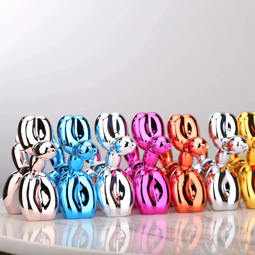 Mini Ceramic Balloon Dog Statue