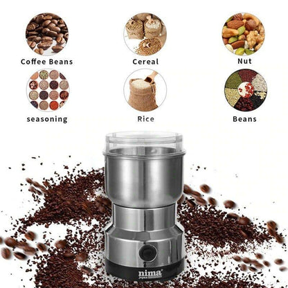 Molino Eléctrico de Café Multifuncional | Molienda Perfecta en Segundos