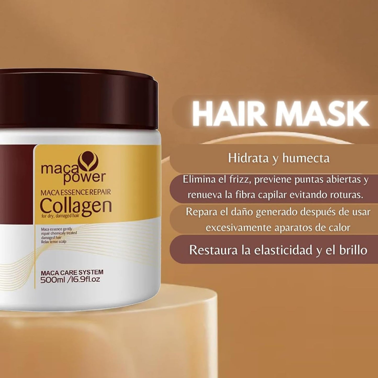 Mascarilla Capilar Reparación Karseell® 500ml – ¡Repara, Hidrata y Fortalece tu Cabello!