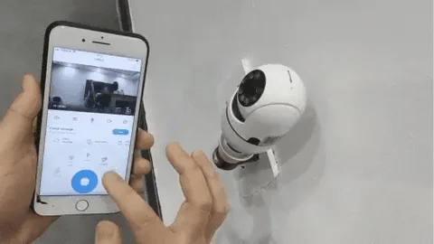 Câmera IP Lâmpada WiFi com Visão Noturna Favoritoz Bivolt 4