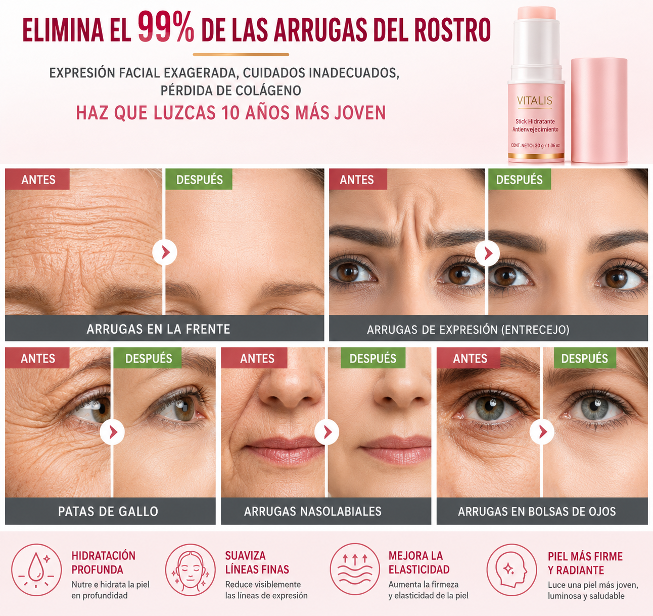 Compra 1 y llevate 2 Bálsamo antiarrugas