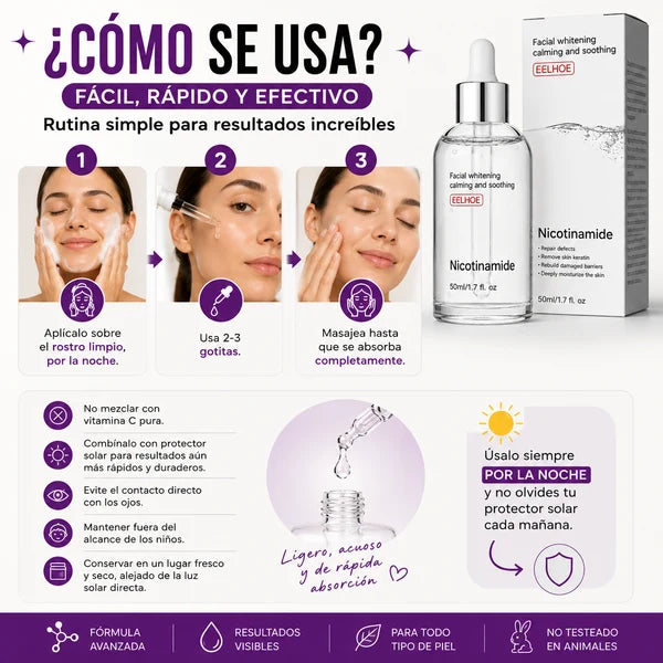 🧴Promoción 2 por 1 - Serum Facial con Nicotinamida 🧪 x 2 UNIDADES💧🌟