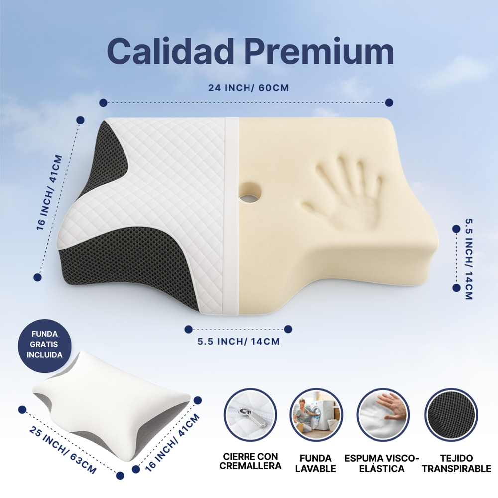 OrthoSleep™ – Almohada Cervical 5