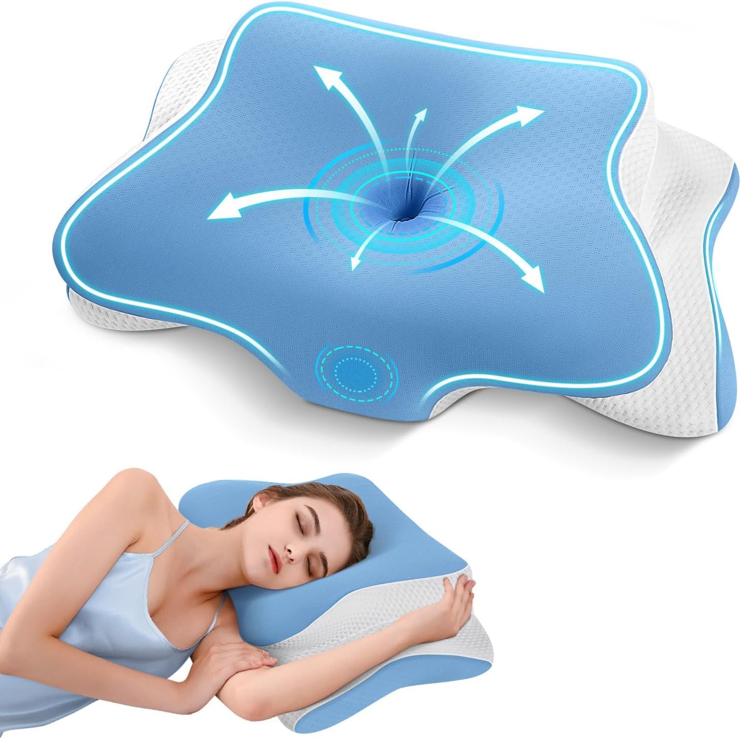 💤OrthoSleep™ -  2 Almohadas Cervicales por el Precio de 1