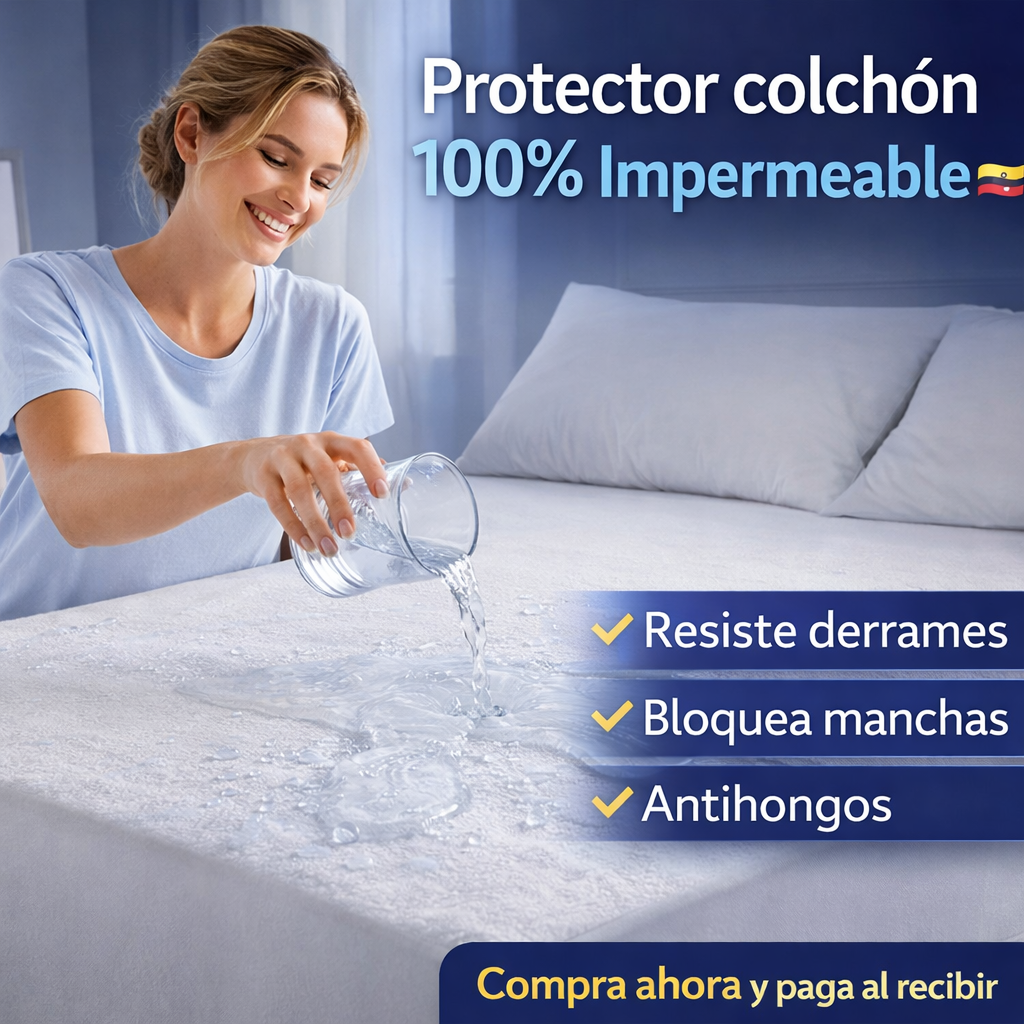 COMBO Protector colchón 100% Impermeable