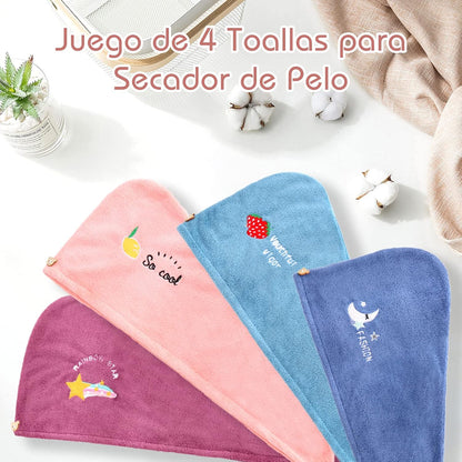 Toalla Turbante Súper Absorbente