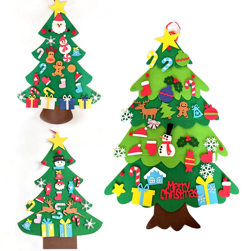Árbol de Navidad de Fieltro DIY
