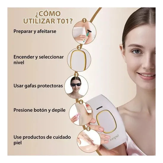 ⚡💡50% OFF ⚡💡 Depiladora Láser IPL Suavidad Láser en Casa