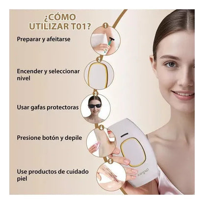 ⚡💡50% OFF ⚡💡 Depiladora Láser IPL Suavidad Láser en Casa