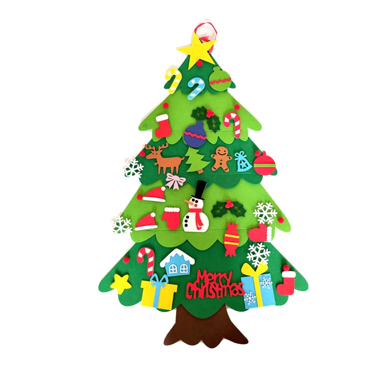 Árbol de Navidad de Fieltro DIY