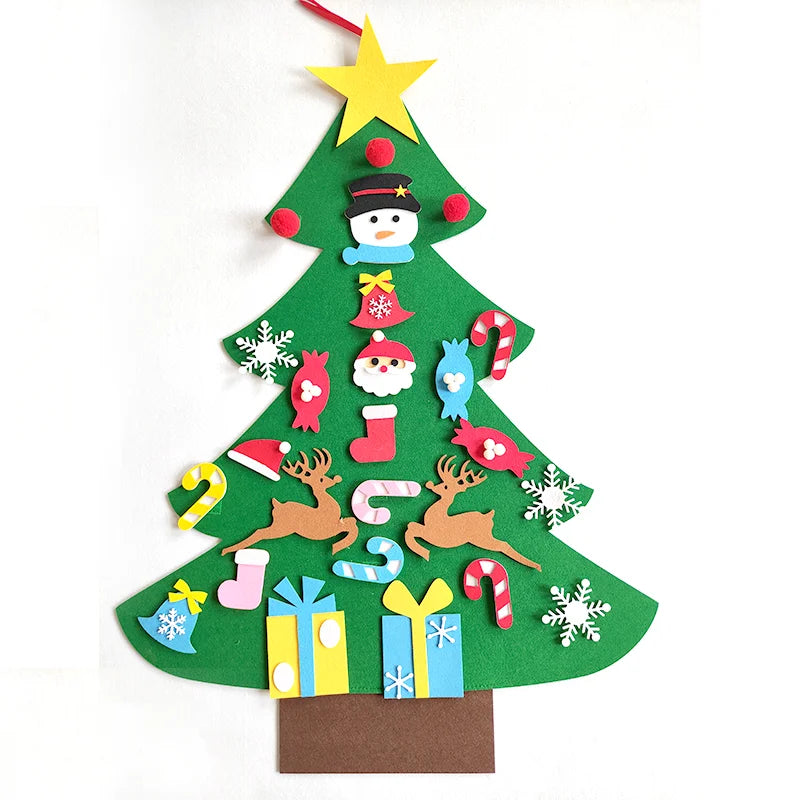 Árbol de Navidad de Fieltro DIY