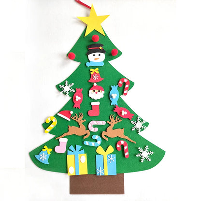 Árbol de Navidad de Fieltro DIY