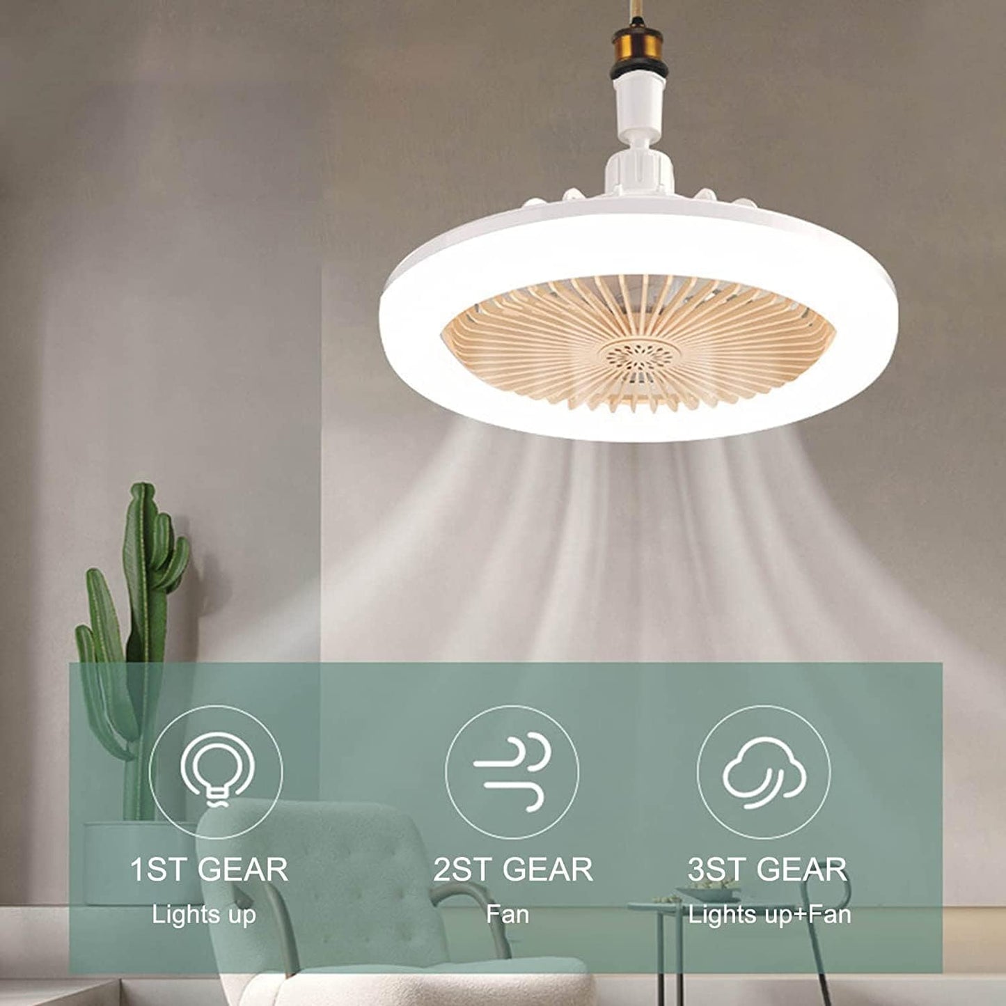 Ventilador de Techo Moderno y Elegante