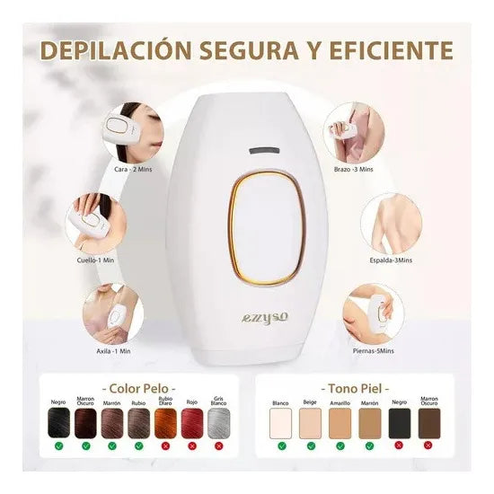 ⚡💡50% OFF ⚡💡 Depiladora Láser IPL Suavidad Láser en Casa